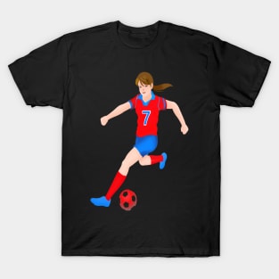 GIRL SOCCER PLAYER T-Shirt